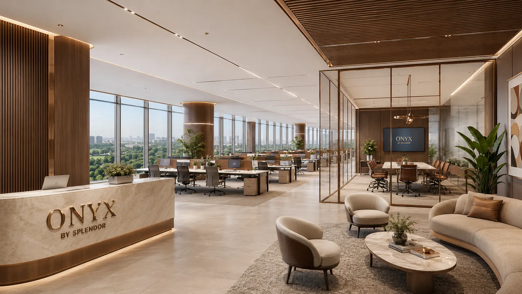 ONYX commercial office space interior