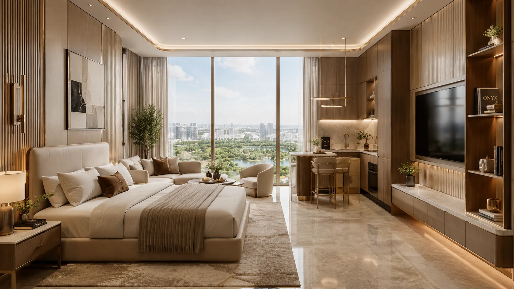 ONYX studio apartment interior